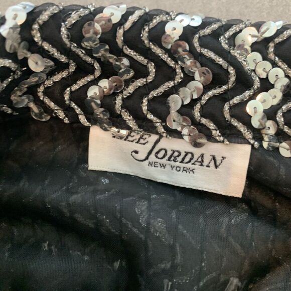 Vintage Lee Jordan 1970s Sequin Open Blazer Size 6-8 - Picture 5 of 10